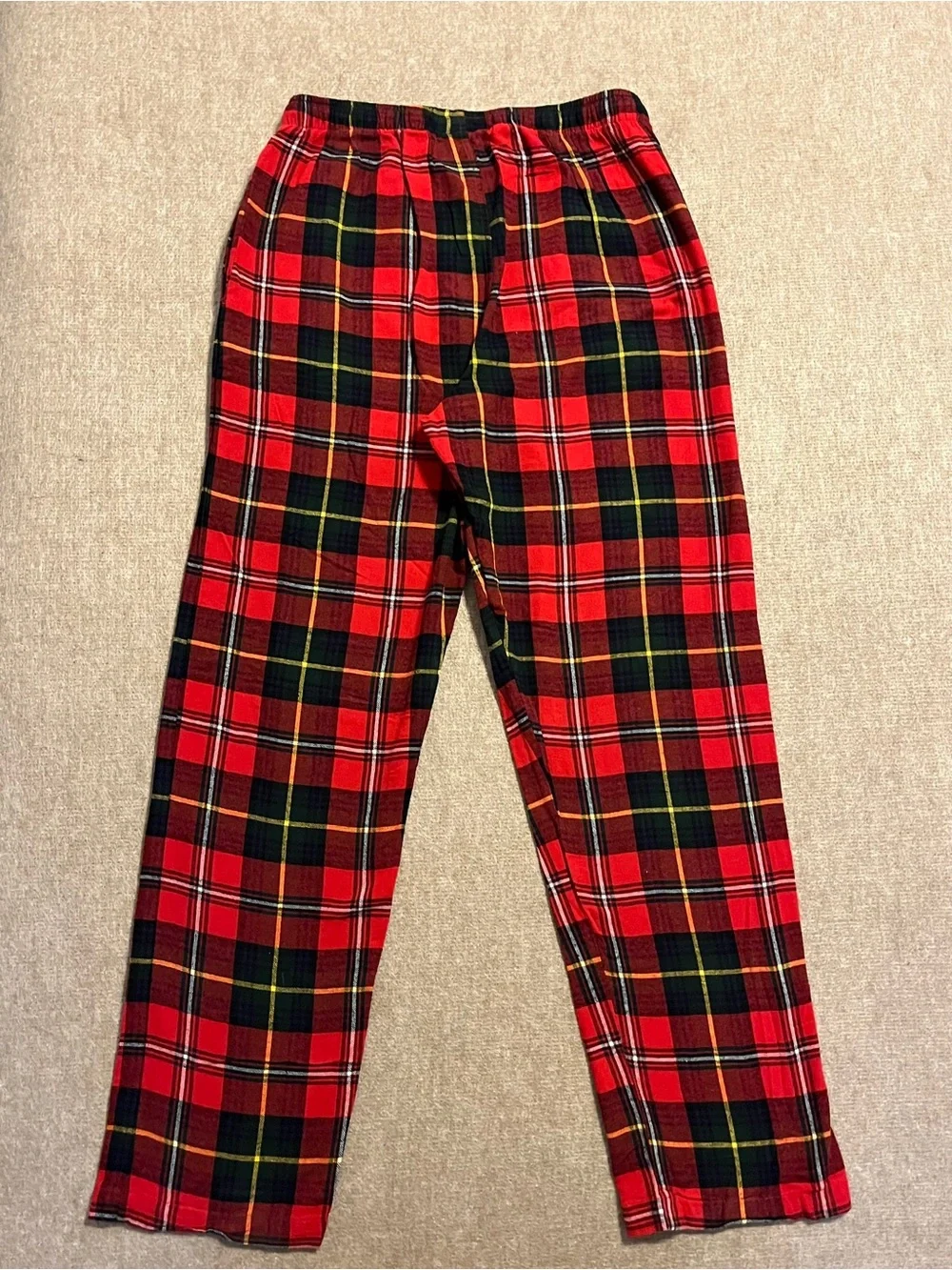 Polo Ralph Lauren Red Plaid Pajama Pants Medium Cotton Lounge